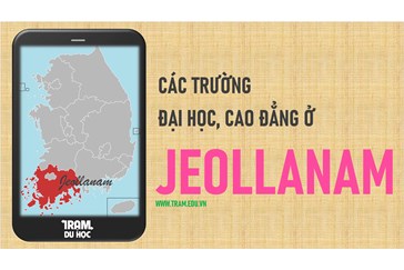 Danh sách các trường Đại học, cao đẳng ở tỉnh Jeollanam Hàn Quốc