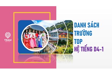 DANH SÁCH TRƯỜNG TOP - HỆ TIẾNG HÀN (D4-1) - DU HỌC HÀN QUỐC 2025 (MỚI NHẤT)