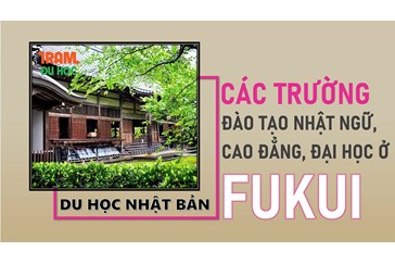 Danh sách các trường Nhật ngữ, Đại học, Cao đẳng ở tỉnh Fukui (Nhật Bản)