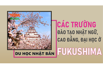 Danh sách các trường Nhật ngữ, Đại học, Cao đẳng ở tỉnh Fukushima (Nhật Bản)